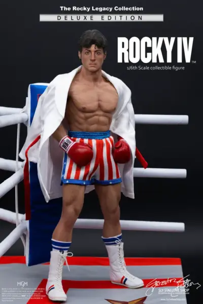 Rocky 4 Deluxe Edition 1/6 Scale Action Figure 30 cm Sylvester Stallone - immagine 3