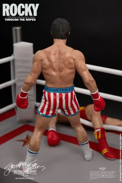 Rocky Over Drago Through The Ropes 1/10 Statue Sylvester Stallone - immagine 7