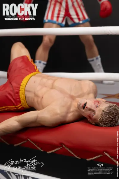 Rocky Over Drago Through The Ropes 1/10 Statue Sylvester Stallone - immagine 9