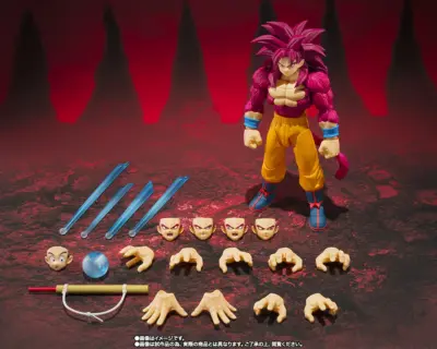 Dragon Ball Daima Super Saiyan 4 Son Goku S.h.figuarts by Bandai - immagine 5