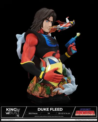 Statue King Bust – Goldorak Grendizer – Actarus / Duke Fleed – Limited Edition by Cartoon Kingdom - immagine 5