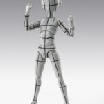 S.H.Figuarts Action Figure Body-Kun -Ken Sugimori- Edition -Wireframe- (Gray Color Ver.) 13 cm