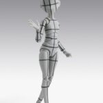 S.H.Figuarts Action Figure Body-Chan -Ken Sugimori- Edition -Wireframe- (Gray Color Ver.) 13 cm