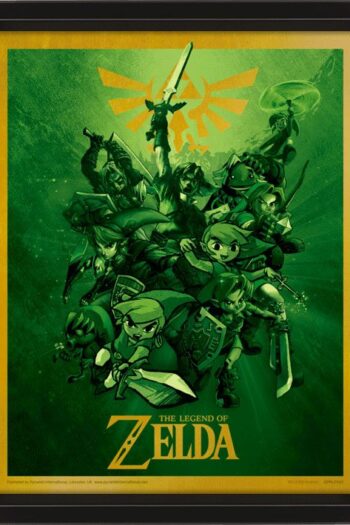 The Legend of Zelda 3D Lenticular Poster (Link) 29 x 24 cm