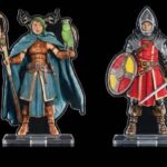 Mythic Legions Acrylic Standees 4-Pack Heroic Set B 3 cm
