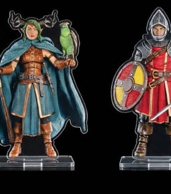 Mythic Legions Acrylic Standees 4-Pack Heroic Set B 3 cm
