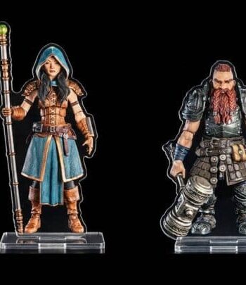 Mythic Legions Acrylic Standees 4-Pack Heroic Set A 3 cm
