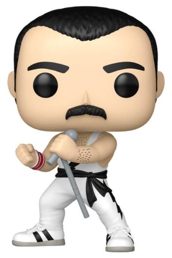 Queen POP! Rocks Vinyl Figure Freddie Mercury (white singlet) 9 cm