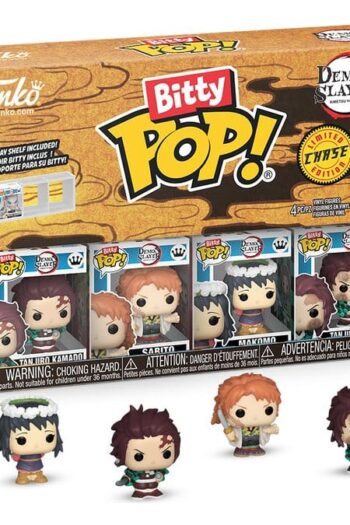 Demon Slayer: Kimetsu no Yaiba Bitty POP! Vinyl Figure 4-Pack Tanjiro 2,5 cm