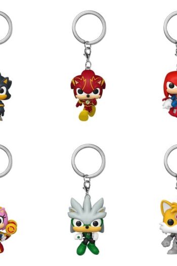 Sonic the Hedgehog POP! Vinyl Keychains 4 cm Display (12)