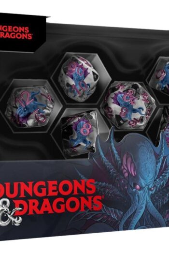 Dungeons & Dragons Monsters Resin Inclusion Dice Set Mind Flayer (7)