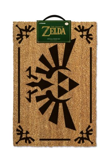 The Legend of Zelda Doormat (Triforce Black) 60 x 40 cm