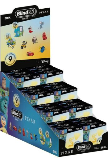 Disney Pixar Pin Badges Series 1 Display (24)