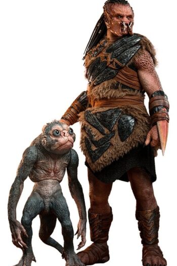 Predator: Badlands Movie Masterpiece Action Figures 2-Pack 1/6 Dek (Bone Bison Armor) and Bud 31 cm