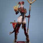 World of Warcraft Silicone Statue 1/3 Sally Whitemane 108 cm