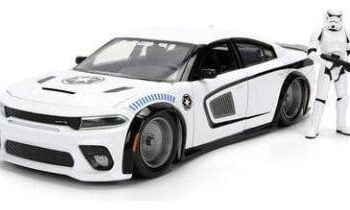 Star Wars Diecast Model 1:24 Stormtrooper Dodge Charger SRT Hellcat