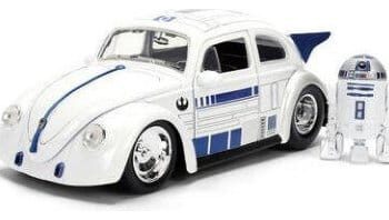 Star Wars Diecast Model 1:24 R2-D2 1959 VW Drag Beetle