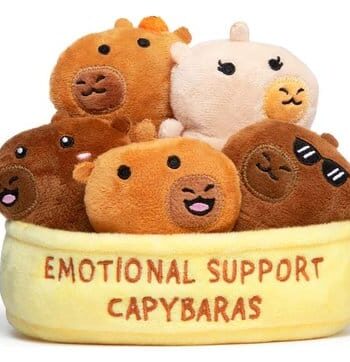 Relatable Emotional Support Plush Figure Capybaras