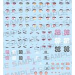 Megami Device Plastic Model Kit 1/1 M.S.G Puni Mofu Long Eye Decal Set