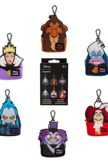 Disney by Loungefly Keychains Mini Backpack Villains Blind Box Assortment (15)