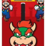 Super Mario Luggage Tag (Bowser)