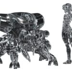 Ghost in the Shell PLAMAX minimum factory Plastic Model Kit Motoko Kusanagi with Fuchikoma: Thermoptic Camouflage Ver. 8 cm