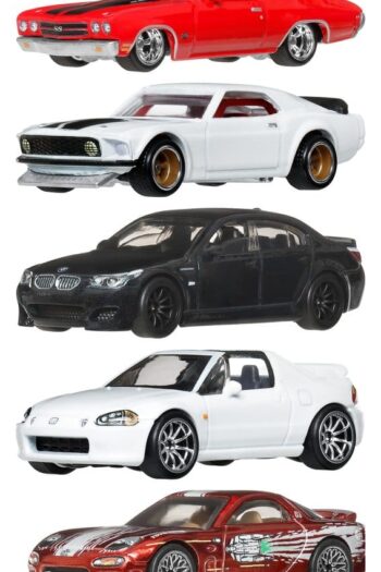 Fast & Furious Hot Wheels Premium Die-Cast Vehicles 1/64 979P Assortment (10)