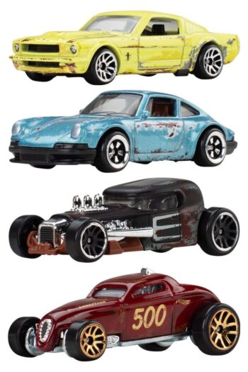 Hot Wheels Silver Series Die-Cast Vehicles 1/64 Vintage 979K Assortment (10)