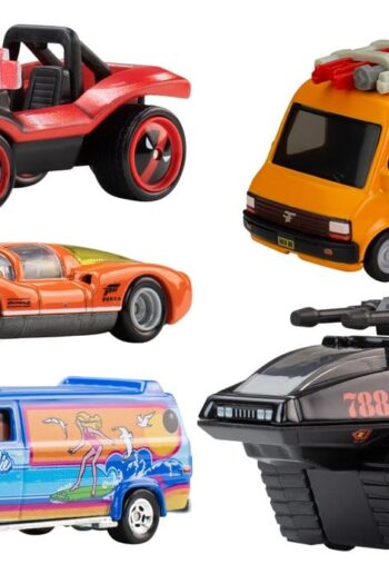 Hot Wheels Premium Die-Cast Vehicles 1/64 Pop Culture 979Q Assortment (10)