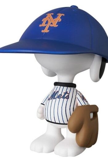 MLB × Peanuts UDF PVC Figure New York Mets Snoopy 7 cm