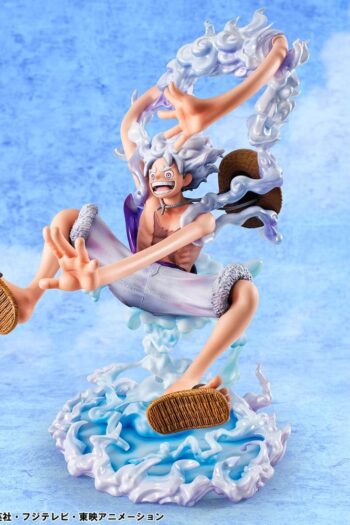 One Piece Portrait.Of.Pirates PVC Figure "Evolutionary History" Monkey D. Luffy "Gear Fifth" 26 cm
