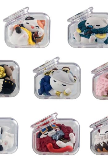 One Piece Mega Cat Project Mini Figures Good Night NyanPieceNyan! Ver. Luffy with rivals 6 cm Blind Box Assortment (8)