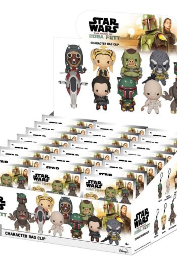Star Wars: The Book of Boba Fett 3D Foam Bag Clips Series 1 Display (24)