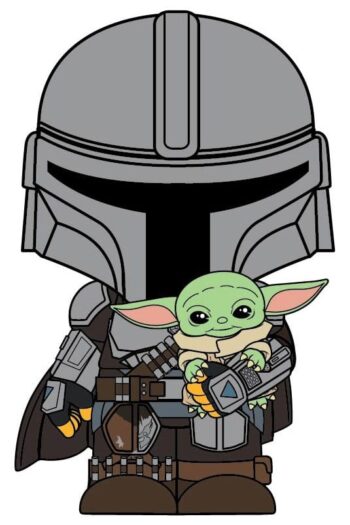 The Mandalorian 3D Foam Magnet The Mandalorian and Grogu