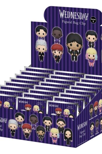 Wednesday 3D Foam Bag Clips Series 5 Display (24)