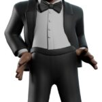 Michael Jackson Minix Figure Off The Wall 12 cm