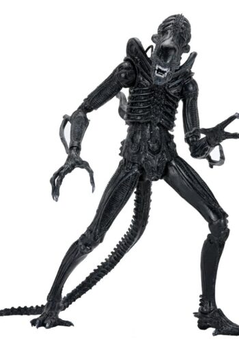 Aliens Ultimate Action Figure Warrior (1986) Xenomorph Black (40th Anniversary) 23 cm