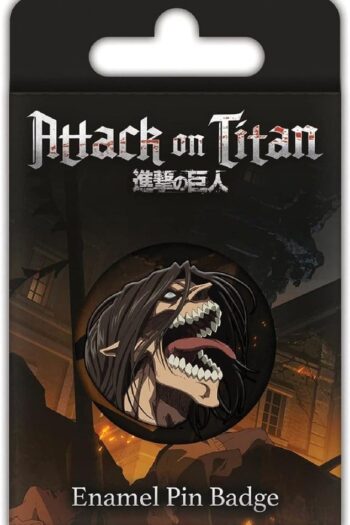 Attack on Titan Enamel Pin Badge S3 (Eren Titan Rage)