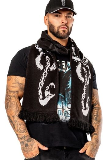 Harry Potter Scarf Dark Arts Spell Long Length Black