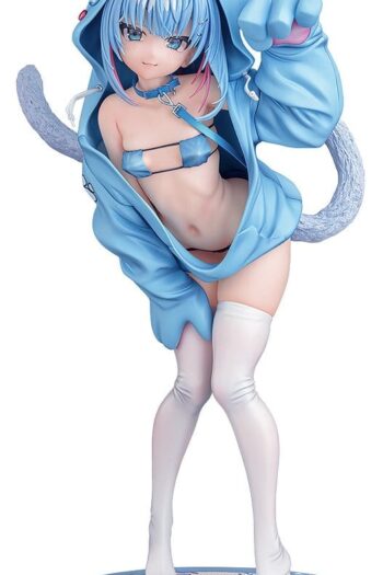Virtual illustrator Kanzarin PVC Figure 1/6 kanzarin-chan: Cat-Eared Hoodie Ver. 26 cm