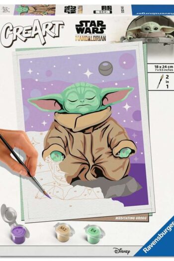 Star Wars: The Mandalorian CreArt Painting by Numbers Meditating Grogu