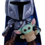 Star Wars Mandalorian Plush Figure Mandalorian & Mini Grogu 25 cm