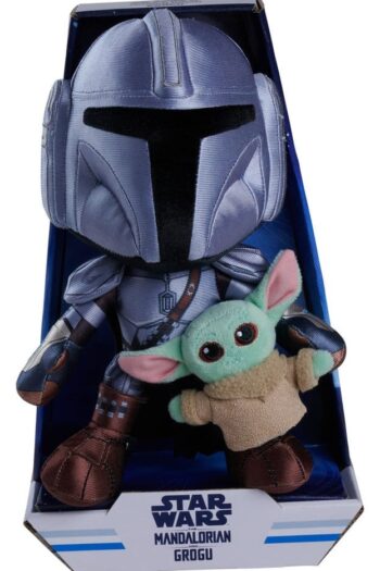 Star Wars Mandalorian Plush Figure Mandalorian & Mini Grogu 25 cm
