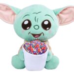 Star Wars Mandalorian Plush Figure Grogu with Popcorn 25 cm