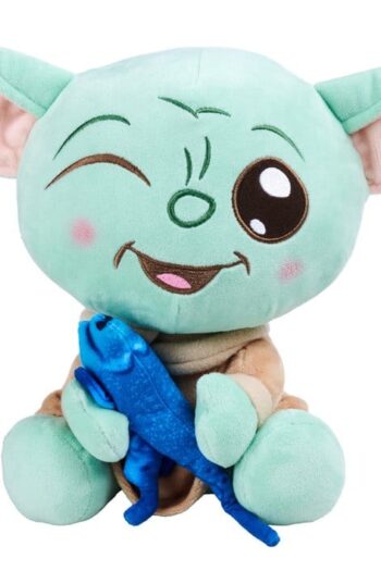 Star Wars Mandalorian Plush Figure Grogu with Lizard 25 cm
