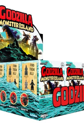 Godzilla Toho (Monster Island) Action Figure Blind Box Wave 7 Display (12)