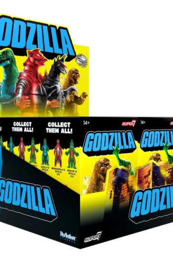 Godzilla Toho (Metallic) Action Figure Blind Box Wave 5 Display (12)