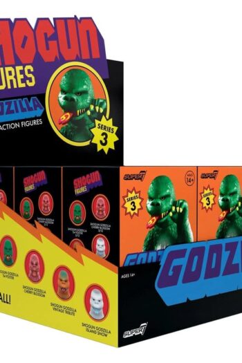 Godzilla Toho (Shogun V3) Action Figure Blind Box Wave 9 Display (12)