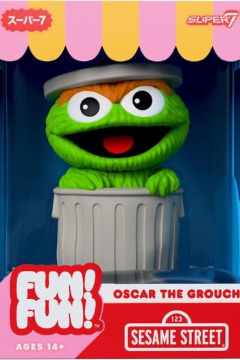 Sesame Street Fun! Fun! Soft Vinyl Figur Wave 01 - Oscar the Grouch 18 cm