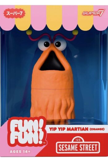 Sesame Street Fun! Fun! Vinyl Figure Yip Yip Martian (Orange) 18 cm